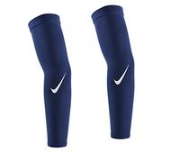 NIKE Pro Dri-fit 4.0 Manchons de bras (Dri-FIT) Protection UVA et UVB Bleu marine Taille L/XL