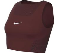 Nike Pro Dri-Fit Débardeur Court pour Femme Dark Team Red/White, HJ1192-619, L