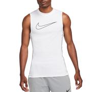 Nike Pro Dri-FIT Men s Tight Fit Sleeveless Top Débardeurs XXL Blanc
