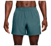 Nike - Pro Dri-Fit NPT 6'' Shorts - Short de running - XL - mineral slate / green strike