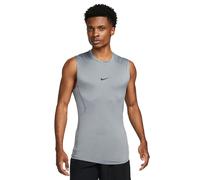 Nike Pro Men's Dri-FIT Tight Sleeveless Fitness Top Smoke Grey/ Black S