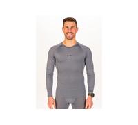 Maillot manches longues nike pro gris homme
