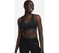 Nike Pro Indy Plunge Women's Medium-Support Padded Sports Bra Noir/Gris 14 (L) Female