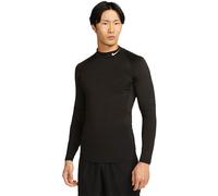 Nike Top Tight Ls Mock Homme Noir/Blanc L EU