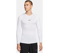 Nike Pro Men's Dri-Fit Tight Long-Sleeve Fitness Top BLANC/NOIR L Male