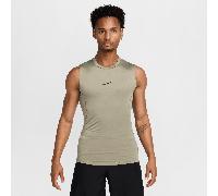 Nike Pro Men's Dri-FIT Tight Sleeveless Fitness Top Light Army/Black - 2XL