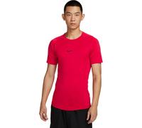 Nike Pro T-shirt Manches Courtes Rouge/Noir M