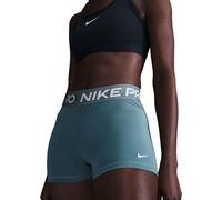 Nike Pro Three Inch Shorts Womens Bleu fumé 14 (L) Female