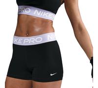 Nike Pro Three Inch Shorts Womens Noir/Lilas 8 (XS) Female