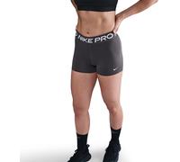 Nike Pro Three Inch Shorts Womens Thundr Grey/Wht 10 (S) Female