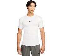 Nike T-shirt homme Pro Dri-FIT Tight Fit ajusté manches courtes Blanc/Noir S
