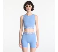 Nike Pro Women's Dri-FIT Cropped Tank Top Work Blue/ White XS