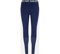 Nike Pro Women's Mid-Rise Mesh-Panelled Leggings Bleu marine nuit 10 (S) Female