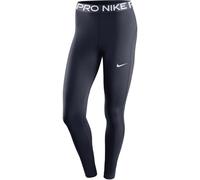 Nike Pro Women's Mid-Rise Mesh-Panelled Leggings Obsidienne/Blanc 12 (M) Female