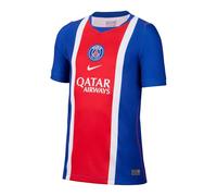 Nike PSG Dri-FIT Short-Sleeve Stadium Home Jersey pour Enfants Old Royal/White/Univ 7/8 Ans