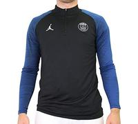 Nike PSG Dry 4th Sweatshirt T-Shirt pour Hommes, Black/Hyper Cobalt/White, M