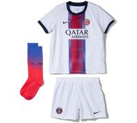 Nike PSG Extérieur Tenue Pour Tout Petit Blanc/Bleu Marine/Rouge 122-128
