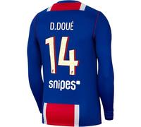 Nike PSG Longsleeve Thuis Shirt Dembélé 10 Bleu/Blanc/Rouge L