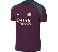 Nike PSG Top PSG Y NK DF Strk SS Top K, Bordeaux/Bordeaux/Geode Teal/Guava Ice, FN9862-613, XL