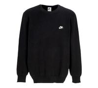 Nike - Pull ras du cou en coton - Homme - Sport - Noir - Taille: XL