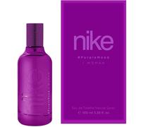 NIKE - Purple Mood, Eau de Cologne pour femme, 100 ml, Parfum en spray, Eau de toilette naturelle et féminine, Arôme floral gourmand, Parfum frais, sucré et longue durée