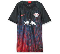 Nike RBLZ Y NK BRT STAD JSY SS 3R T-Shirt de Football Mixte Enfant, Black/Challenge Red, FR : XL (Taille Fabricant : XL)