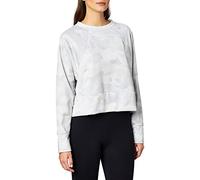 Nike Rebel Dy All in FC Crew Camo Sweatshirt Femme, Gris, FR : L (Taille Fabricant : L)
