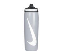 NIKE Refuel Bottle Gourde de sport, sans BPA, hermétique, 700 ml, gris loup, noir, blanc