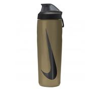 Nike Refuel Bottle Locking Lid Gourde de sport sans BPA hermétique (Métallique doré/noir/noir IRIDESCENT)