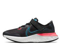 Nike Renew Run (PS) Chaussure de Marche, Black/Light Lime-Smoke Grey, 34 EU