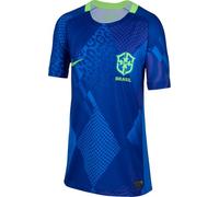 Nike Réplique du Maillot de Football Brésil 2025 Stadium Away (équipe féminine) Dri-Fit pour Enfants Plus âgés, Vert Soar/Vert électrique/Vert électrique, FZ9195-458, Taille XS