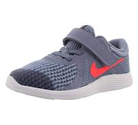 Nike Revolution 4 (TDV), Chaussures de Running Compétition Mixte Enfant, Multicolore (Ashen Slate/Flash Crimson-Diffused Blue 400), 23.5 EU