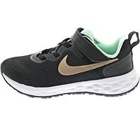 Nike Revolution 6 Chaussures de Gym, Black/Red Bronze-Mint Foam, 37.5 EU