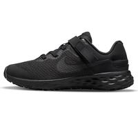Nike Revolution 6 Flyease Little Kids' Easy on/Off Shoes, Black/Black-DK Smoke Grey, 28 EU
