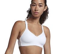 Nike Rival Bra Soutien-Gorge de Sport Femme White/White/(Pure Platinum) FR : S (Taille Fabricant : 32C)