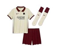 Nike Roma LK NK BRT KIT AW Ensemble de Football Mixte Enfant, Pale Ivory/Fossil/(Dark Team Red) (Full Sponsor), FR : XL (Taille Fabricant : XL)