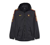 Nike Roma M NK AWF LTE JKT Veste de Sport Homme, Black/Black/(University Gold) (no Sponsor), FR : L (Taille Fabricant : L)