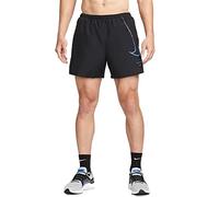 Nike Run Division Challenger Short pour Homme, Noir/Bleu Moyen, XXL