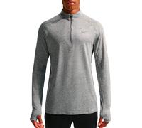Nike Running - T-shirt à manches longues respirant - M Nike Stride LS Tee Smoke Grey/Heather - Taille L - Gris Gris L