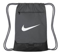 Nike Sac de sport unisexe Brasilia 9.5, Gris fer/noir/blanc, Taille unique, Fitness/entraînement
