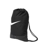 NIKE Sacs de sport à cordon 'Brasilia' noir / blanc, Taille One Size