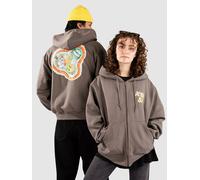 Nike SB Fleece Pull-Over Skate Sweat à capuche zippé marron XL