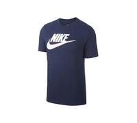 Nike Sportswear T-Shirt bleu marine / blanc, Taille XS
