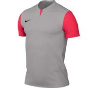 Nike Short-Sleeve Soccer Jersey M NK DF Trophy V JSY SS, Pewter Grey/Bright Crimson/Black, DR0933-052, L