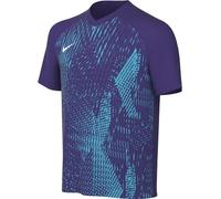 Nike Short-Sleeve Soccer Jersey Y NK DF Prcsn VI JSY SS, Court Purple/Chlorine Blue/White, DR0950-547, L