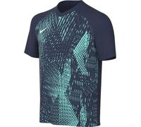 Nike Short-Sleeve Soccer Jersey Y NK DF Prcsn VI JSY SS, Midnight Navy/Hyper Turq/White, DR0950-410, XL
