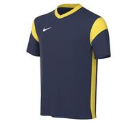 Nike Short-Sleeve Soccer Jersey Y NK DF Prk Drb III JSY SS, Midnight Navy/Tour Yellow/White, CW3833-410, XL