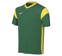 Nike Short-Sleeve Soccer Jersey Y NK DF Prk Drb III JSY SS, Pine Green/Tour Yellow/Tour Yellow/White, CW3833-303, XL