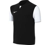 Nike Short-Sleeve Soccer Jersey Y NK DF Trophy V JSY SS, Black/White/White/White, DR0942-010, XL
