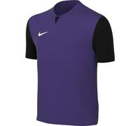 Nike Short-Sleeve Soccer Jersey Y NK DF Trophy V JSY SS, Court Purple/Black/Black/White, DR0942-547, XS